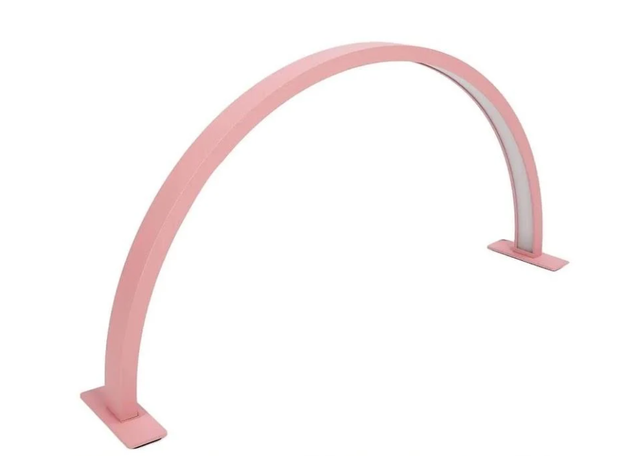 Лампа-півмісяць настільна безтіньова LED HQ-55х 56 см на 60 Вт Рожевий