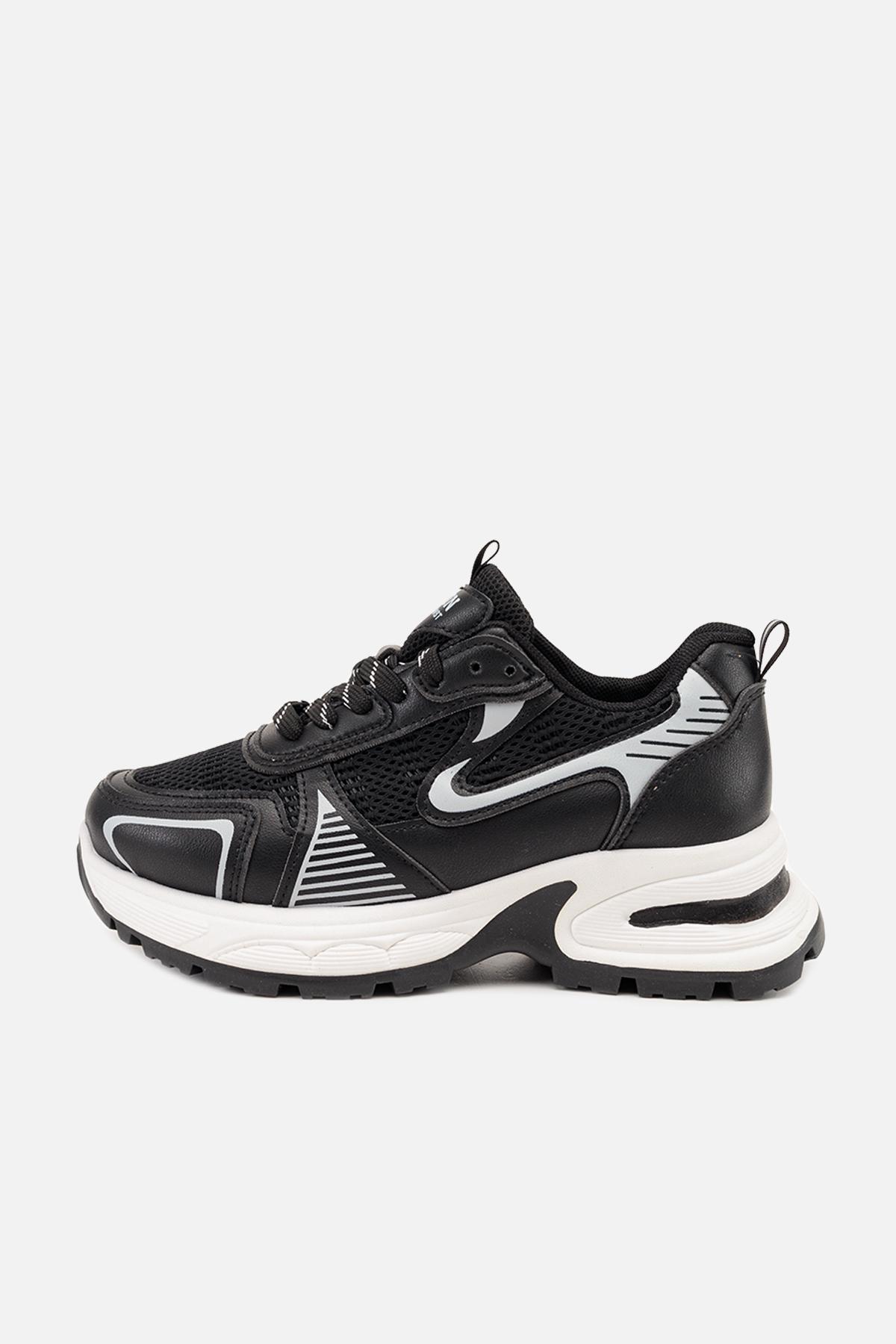 Кроссовки на платформе женские р. 39 Черный (SKT001037691)