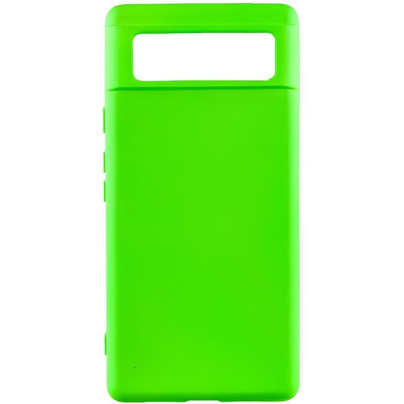 Протиударний чохол Silicone Cover Lakshmi (A) для Google Pixel 6 Pro Салатовий / Neon Green