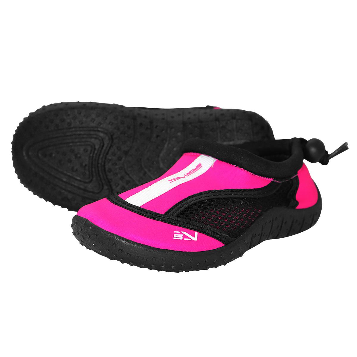 Аквашузи для пляжу і коралів SportVida SV-GY0001-R33 Size 33 Black/Pink - фото 5