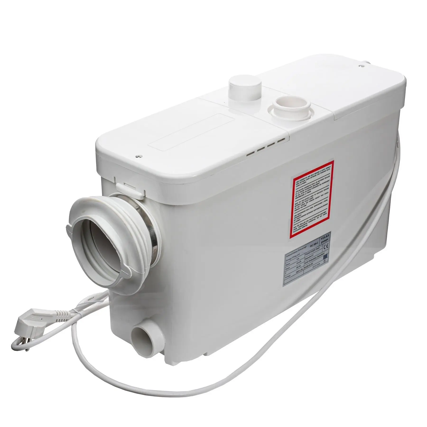 Канализационная установка VOLKS pumpe WC500-2 (GSR-000018981) - фото 2