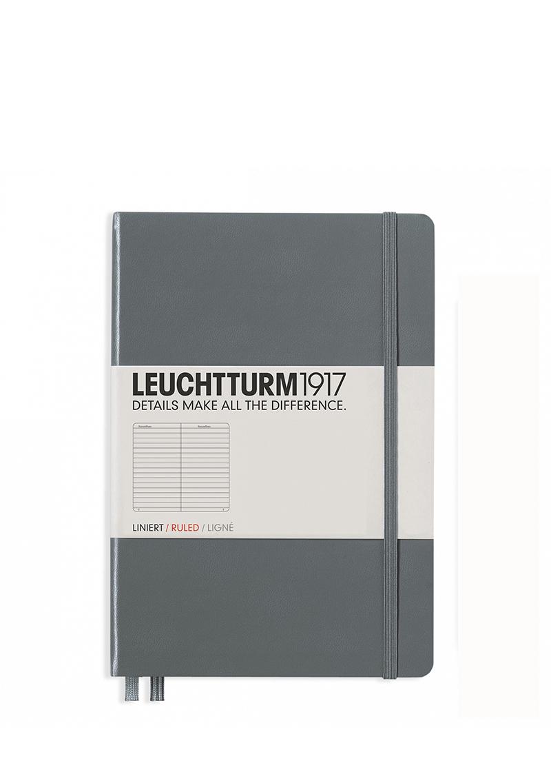 Блокнот Leuchtturm1917 средний линия Антрацит (344782)