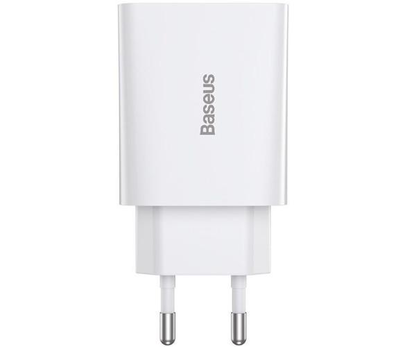 Пристрій зарядний мережевий Baseus Speed Mini 20W 1Type-C CCFS-SN02 White - фото 2 Пристрій зарядний мережевий Baseus Speed Mini 20W 1Type-C CCFS-SN02 White - фото 2