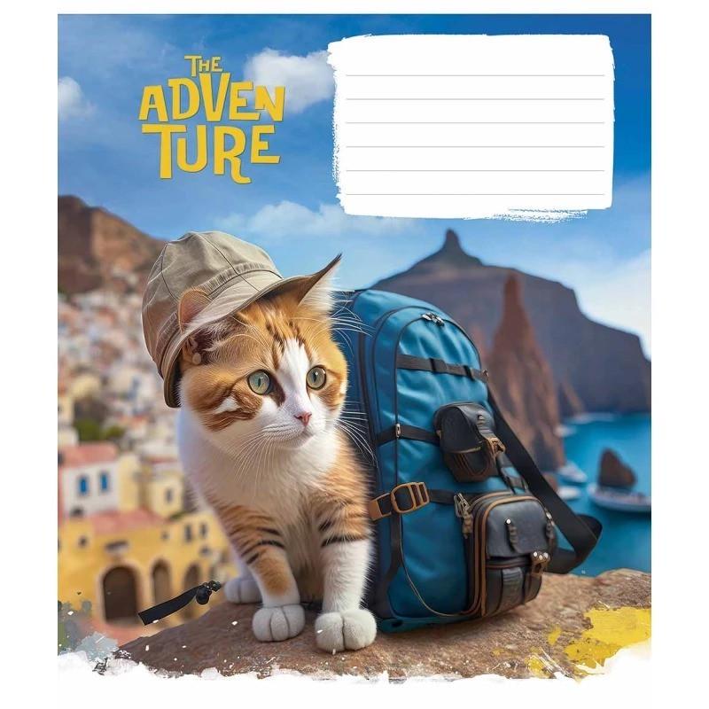 Зошит учнівський "Best adventure" 012-3285L-1 в лінію 12 аркушів