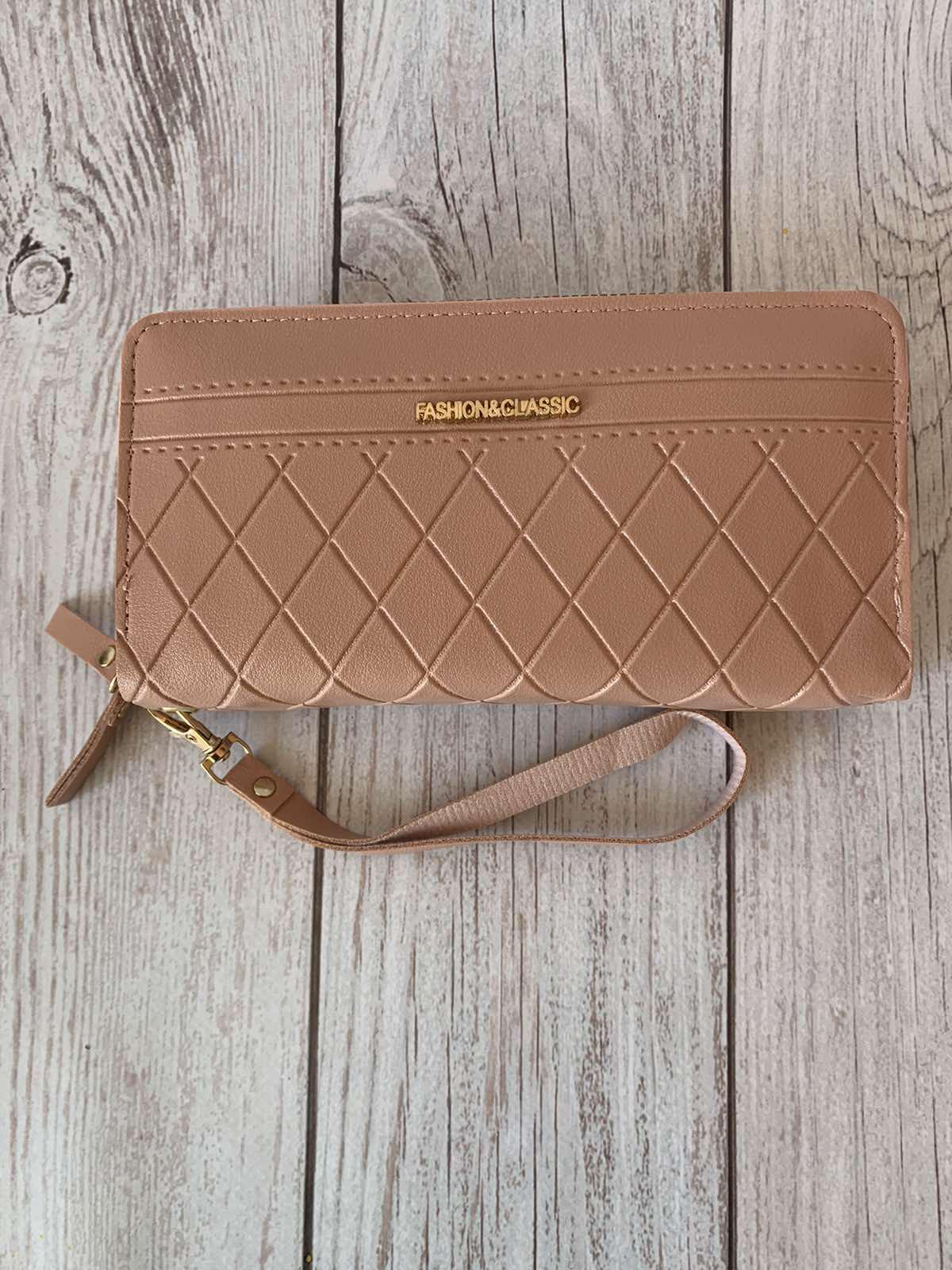 Кошелек женский Fashion&classic 19,5х10х4 см Светло-розовый