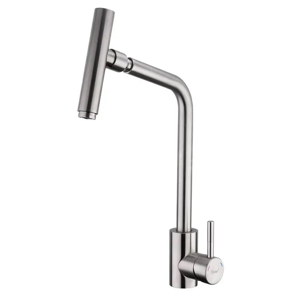 Змішувач для кухні Frap F44899 одноважільний Сатин (171236)