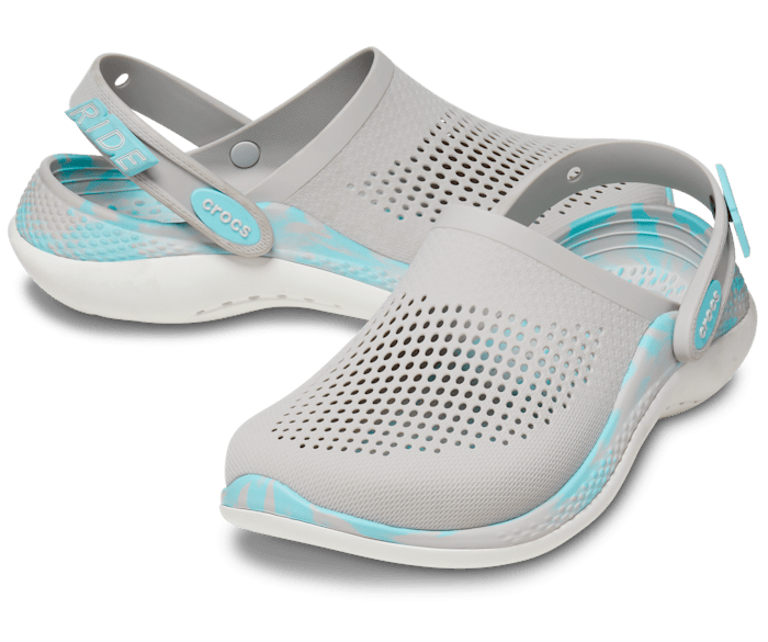 Сабо жіночі Crocs Literide Clog 360 Pearl р. 38-39 Сірий (6605)