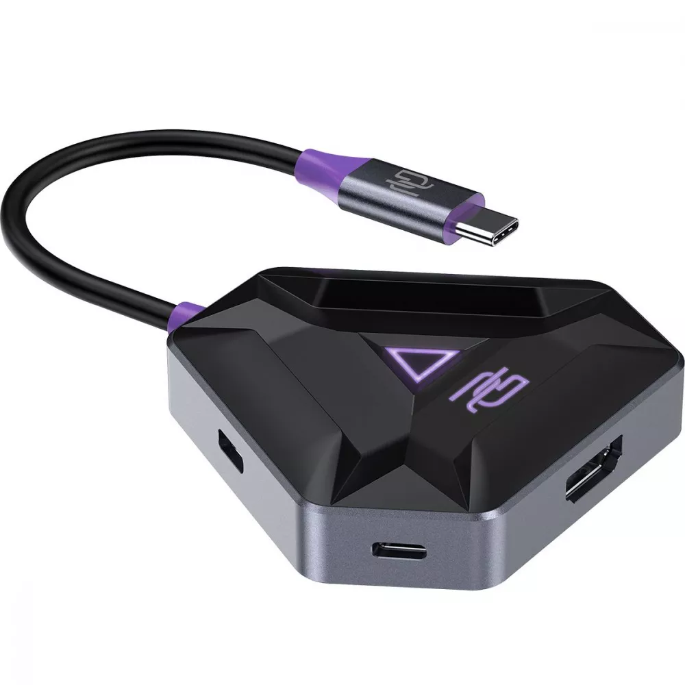 Переходник USB-хаб Proove Gaming Spectre Type-C Hub 2хUSB3.0 Type-C PD100W HDMI Переходник USB-хаб Proove Gaming Spectre Type-C Hub 2хUSB3.0 Type-C PD100W HDMI