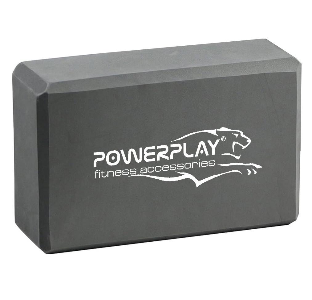 Блоки для йоги PowerPlay 4006 Yoga Brick EVA 2 шт. Сірий (A-012908) - фото 2