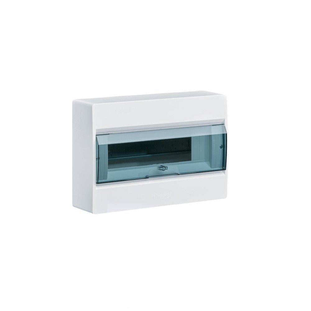 Щит накладний Hager COSMOS з прозорими дверцятами 8 модулів (28176640)