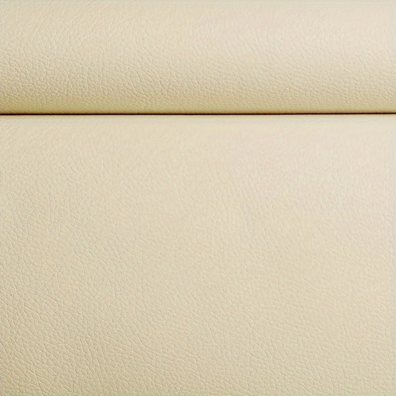 Латка зі штучної шкіри самоклеюча 20х30 см Кремово-білий - фото 1