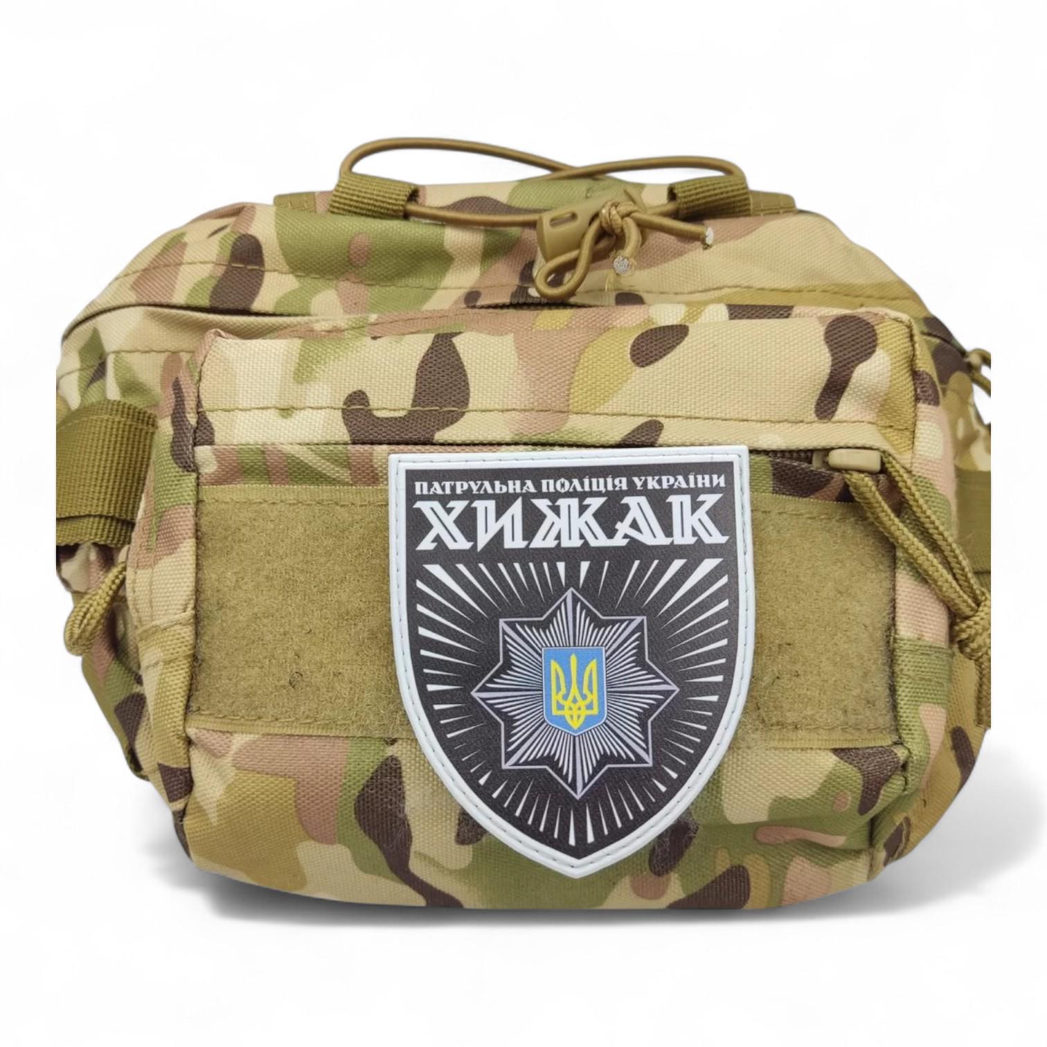 Шеврон Чорний Хижак Патрульна поліція України (29467755) - фото 2 Шеврон Чорний Хижак Патрульна поліція України (29467755) - фото 2