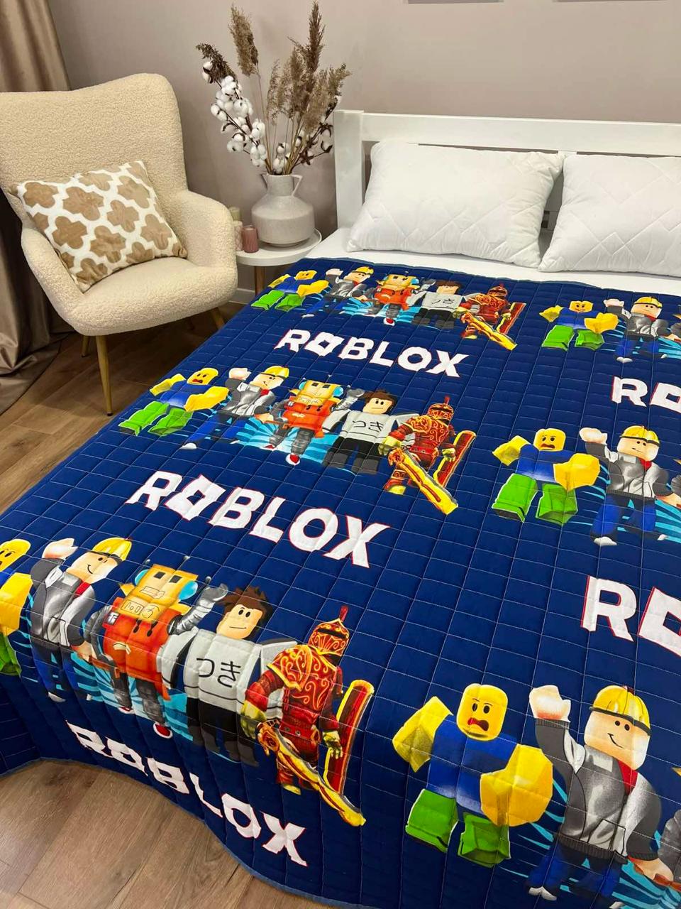 Ковдра дитяча з малюнком роботи двостороння 150х210 см Синій - фото 3 Ковдра дитяча з малюнком роботи двостороння 150х210 см Синій - фото 3