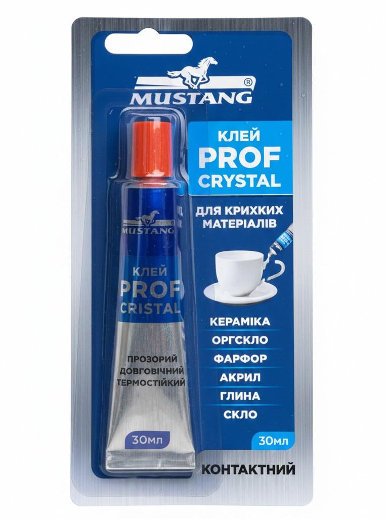 Контактный клей MUSTANG PROF CRYSTAL 30 мл (MG17)