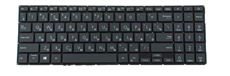 Клавиатура для ноутбука Asus UM535QE (0KNB0-562CRU00)