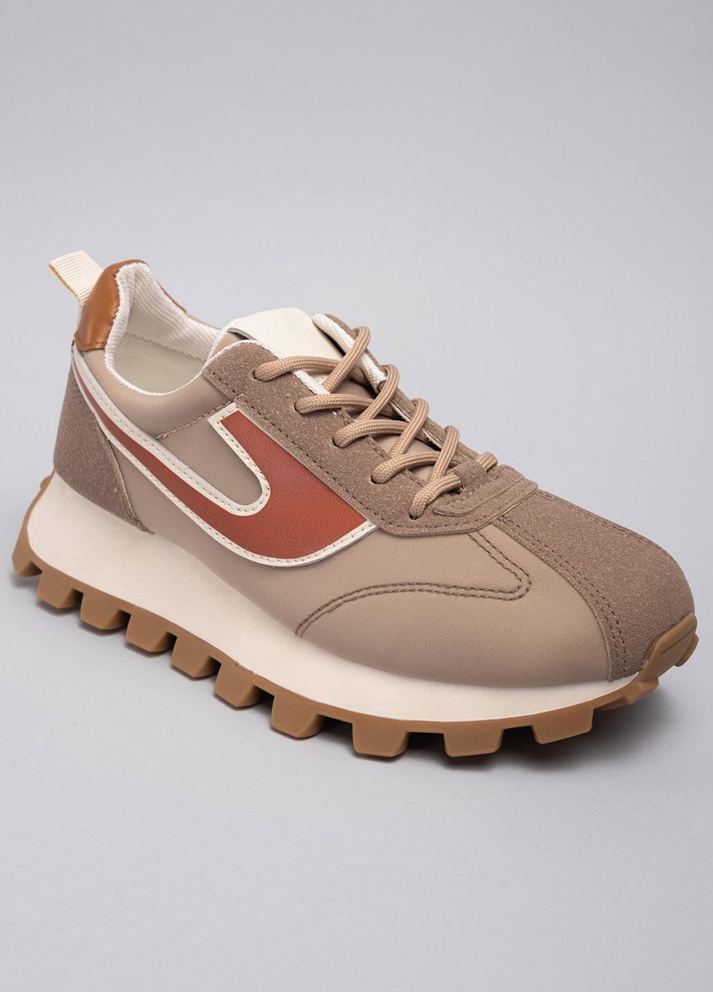 Кроссовки женские р. 36 Бежевый (340593_36)