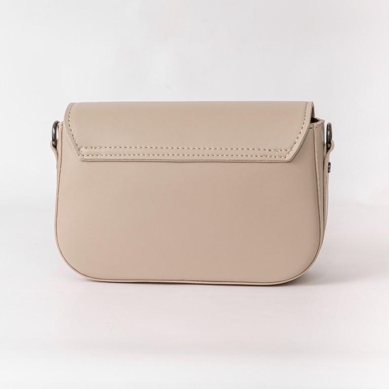 Сумка женская XENIA № 11-22 кросс-боди из глаткой экокожи Бежевый - фото 3 Сумка женская XENIA № 11-22 кросс-боди из глаткой экокожи Бежевый - фото 3
