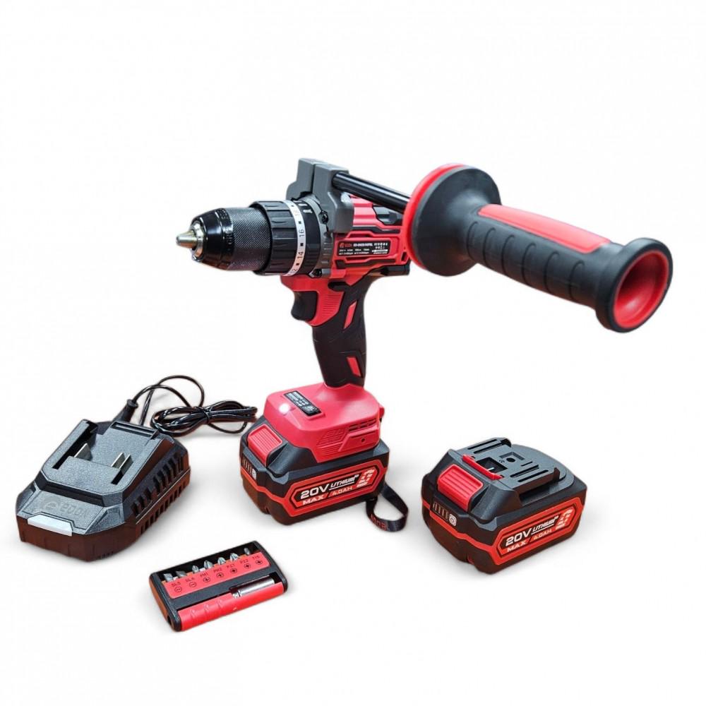 Шурупокрут акумуляторний безщітковий ударний EDON ED-DN20/90PBL (32925980)