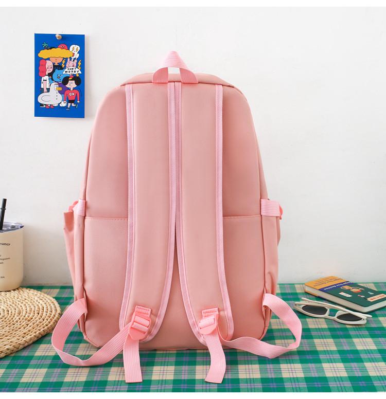 Шкільний рюкзак для дівчинки 5в1 Рожевий (yy613-2) - фото 5 Шкільний рюкзак для дівчинки 5в1 Рожевий (yy613-2) - фото 5