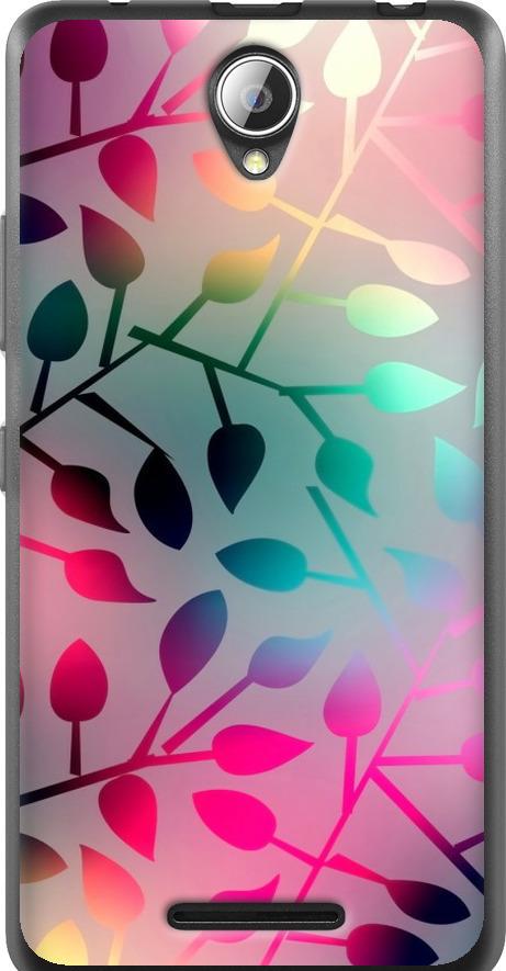 Чехол на Lenovo A5000 Листья (2235u-119-42517)