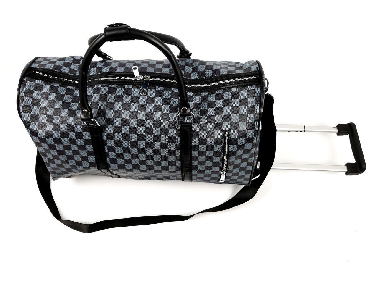 Сумка-валіза на колесах із ременем Sky Travel 50х20х34 см 53 л Синій (669-7) - фото 5 Сумка-валіза на колесах із ременем Sky Travel 50х20х34 см 53 л Синій (669-7) - фото 5