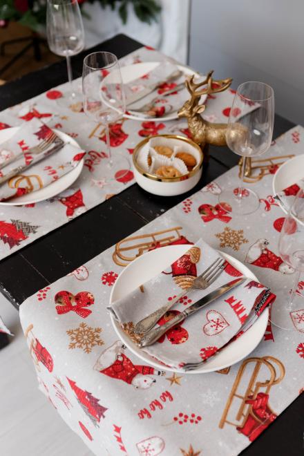 Доріжка Прованс Noel 40x136 см (42168) - фото 4 Доріжка Прованс Noel 40x136 см (42168) - фото 4