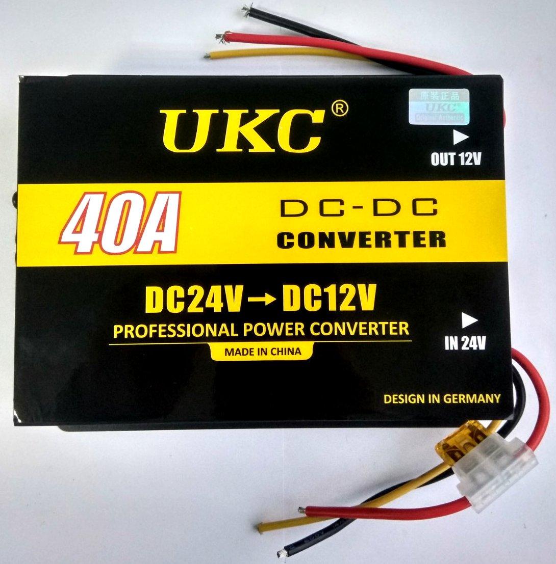 Перетворювач автомобільний UKC DDC-40A c 24 в 12 V 40 A (000045744)