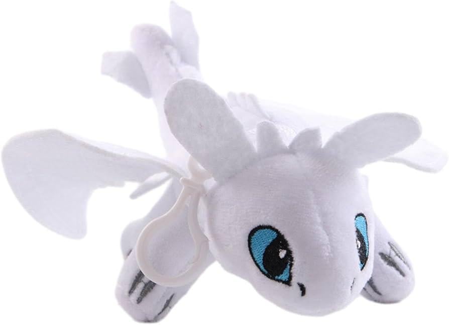 Игрушка на авто Беззубик/Дневная Фурия/Дракончик присоска для крепления на крыше 20 см Белый (2902472066)