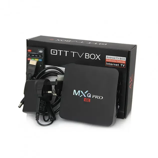 Приставка Android TV Smart Box MXQ PRO 1 Gb + 8 Gb Professional медиаплеер смарт мини приставка PRK (9559853)