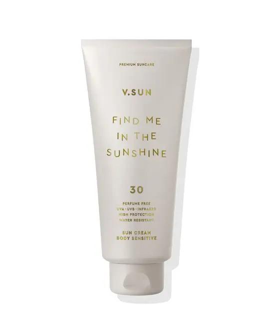 Крем сонцезахисний для тіла V.SUN sun cream body SPF 30 Perfume Free 200 мл