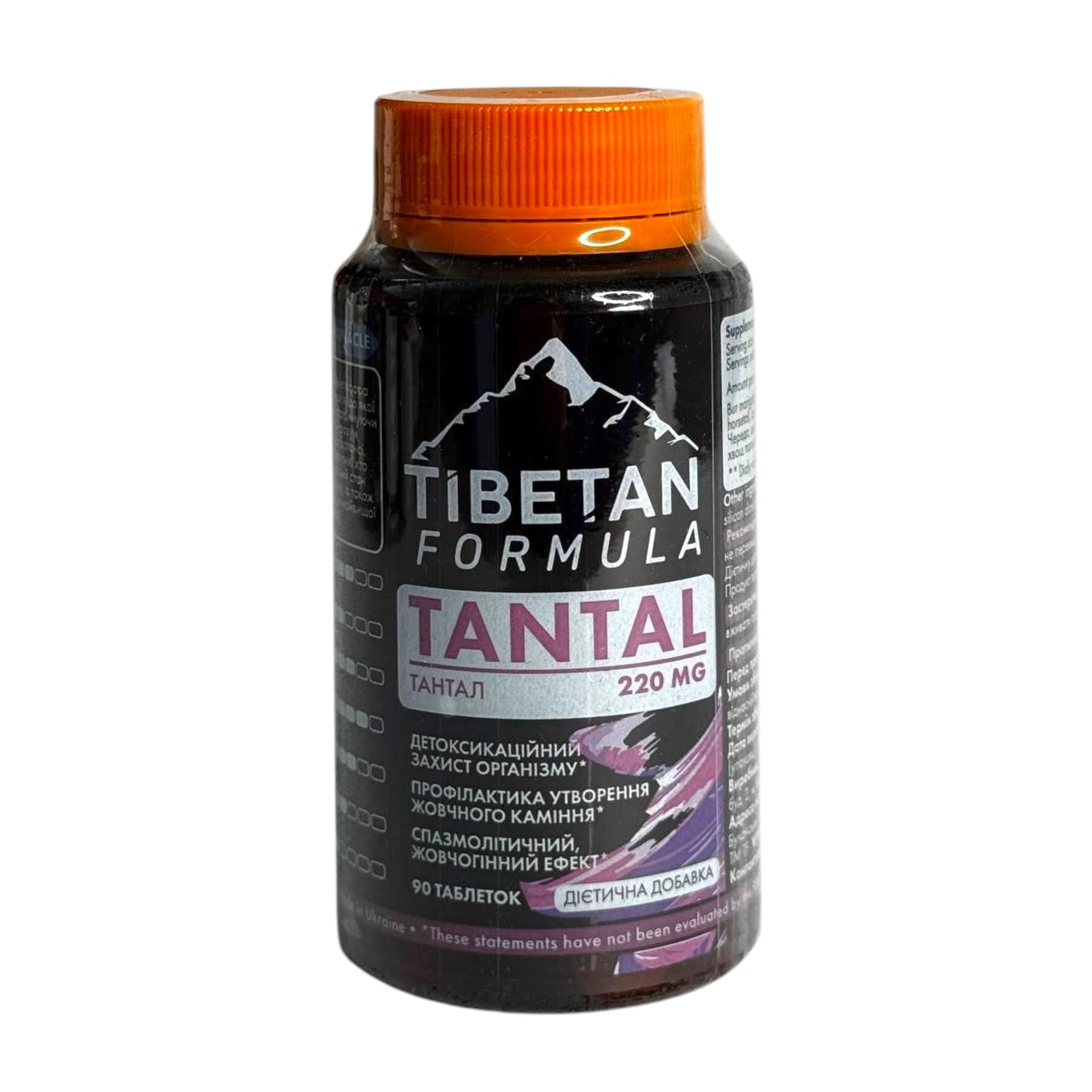Добавка диетическая Tibetan Formula Тантал для улучшения работы печени 90 табл. (891185579)