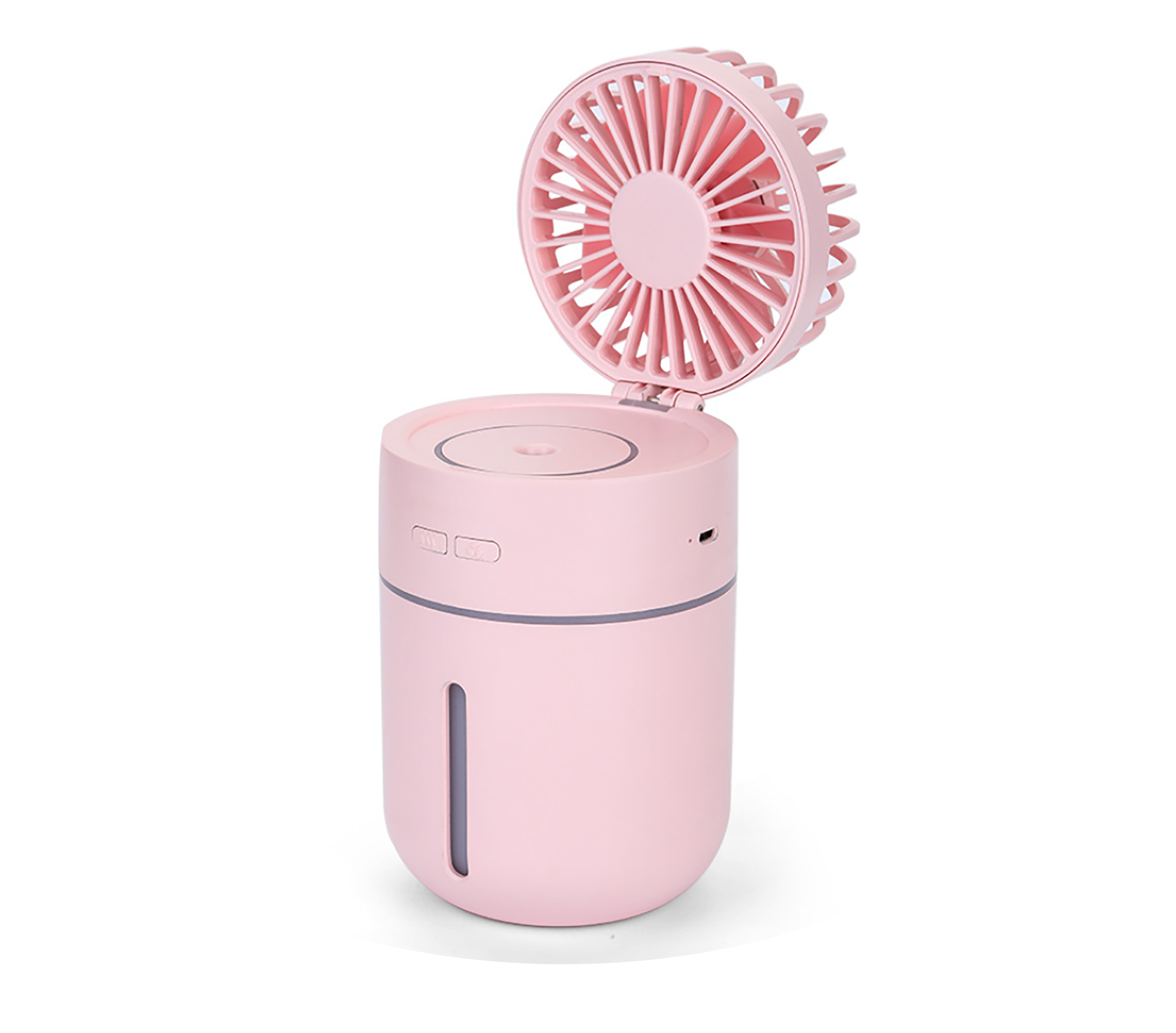 Портативный увлажнитель воздуха SUNROZ T9 Humidifying Fan с вентилятором для дома 2000mAh Розовый (SUN7311)