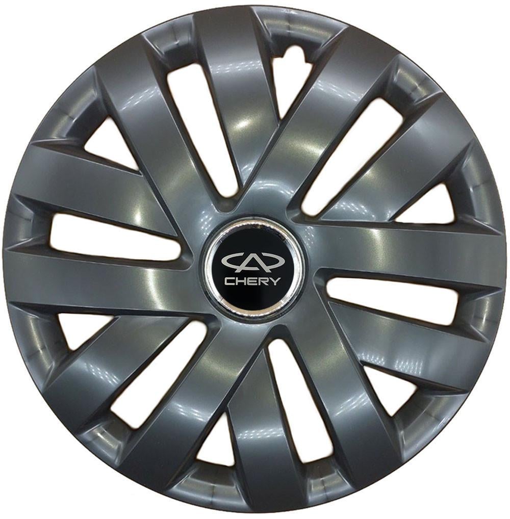 Комплект колпаков SJS R15 для Chery 315 4 шт. Черный (107243) Комплект колпаков SJS R15 для Chery 315 4 шт. Черный (107243)