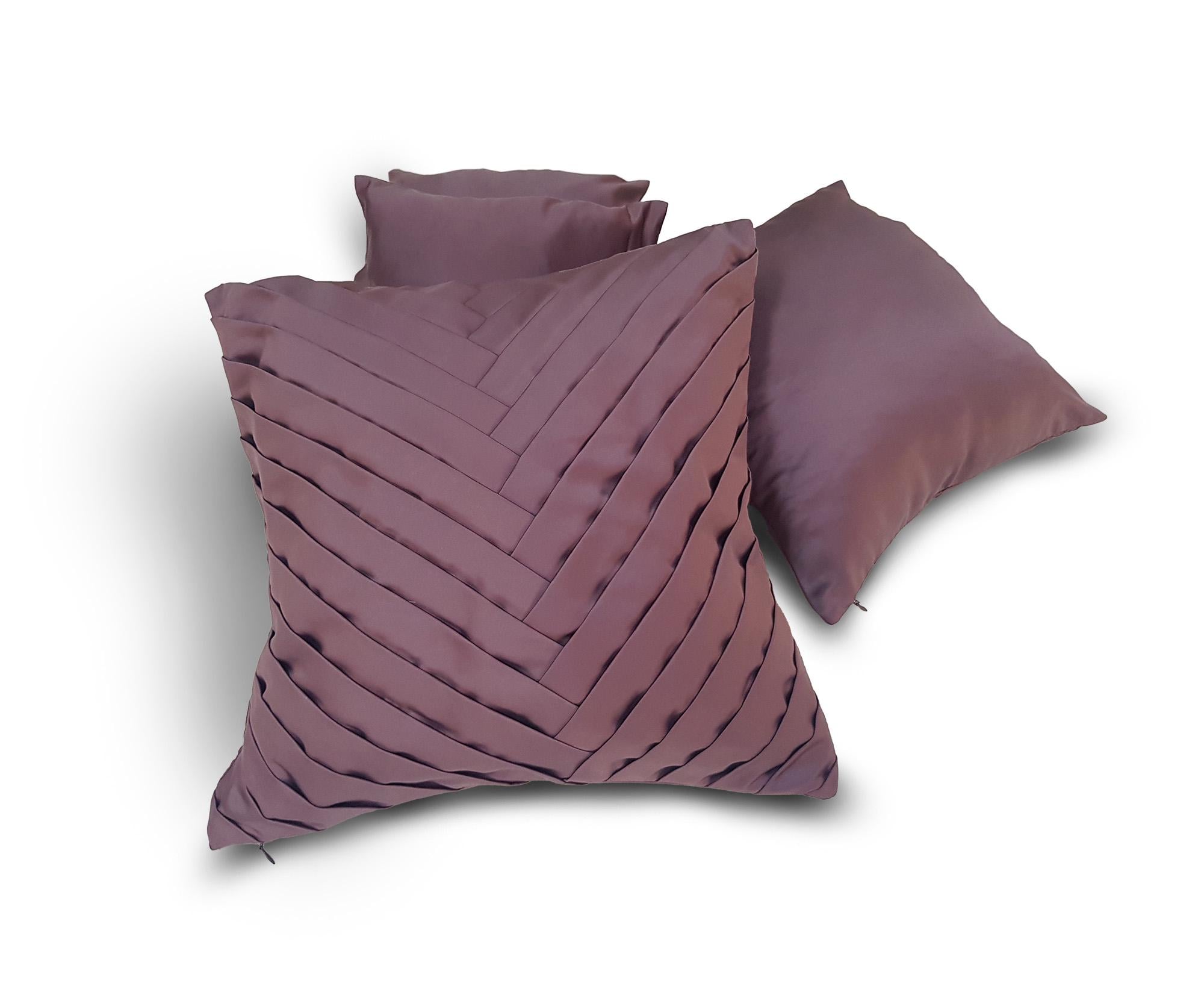 Комплект декоративных подушек Firanka Атлас переплет 28х28 см 2 шт. 33х33 см 1 шт. 40х40 см 1 шт. Фиолетово-пурпурный (п_0128) Комплект декоративных подушек Firanka Атлас переплет 28х28 см 2 шт. 33х33 см 1 шт. 40х40 см 1 шт. Фиолетово-пурпурный (п_0128)