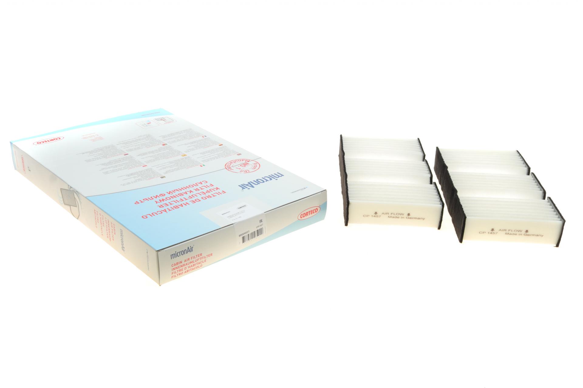 Фильтр салона CORTECO для MB M-class W166 11- (80004551)