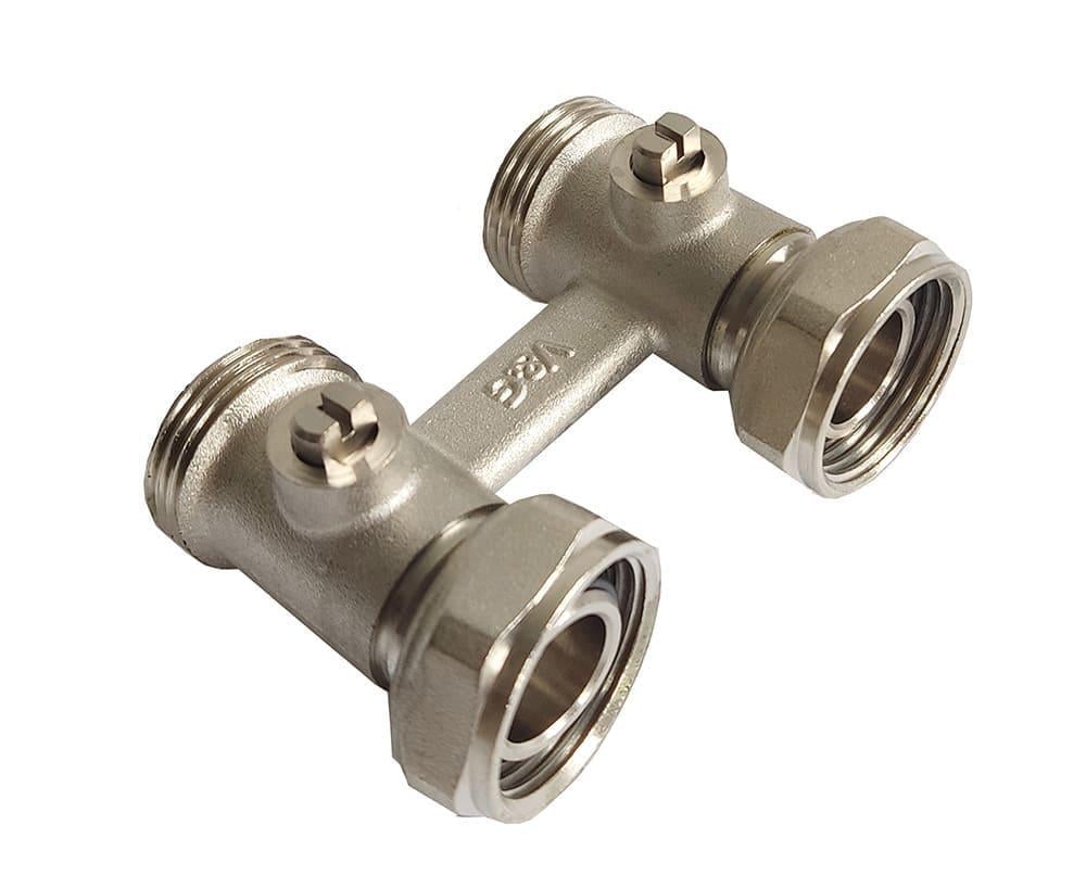 Узел подключения V&G VALOGIN прямой Н-образный евроконус 3/4x3/4" (RS-VG-605102)