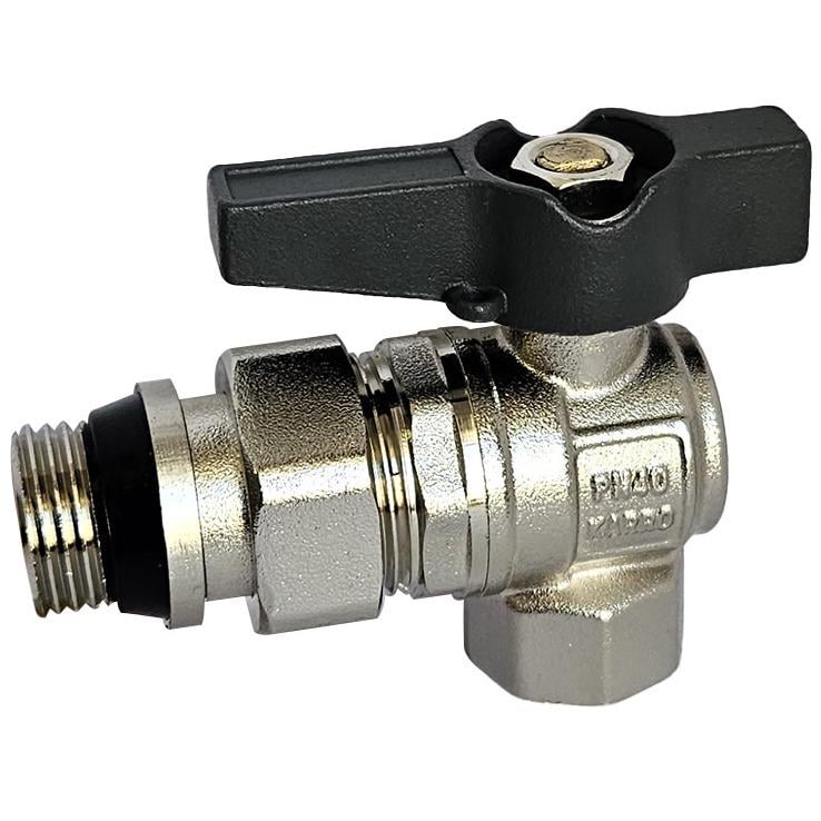 Кран шаровой Karro Uno SQ-1056613 1/2" ВН с американкой бабочка (269752)
