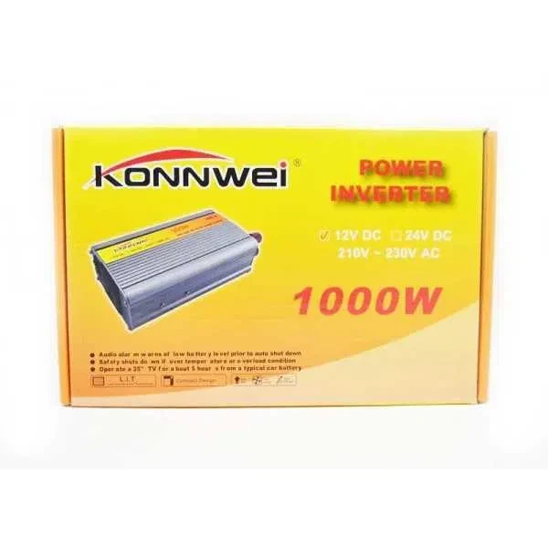 Инвертор автомобильный KONNWEI 1000 W 12 V (20) - фото 6