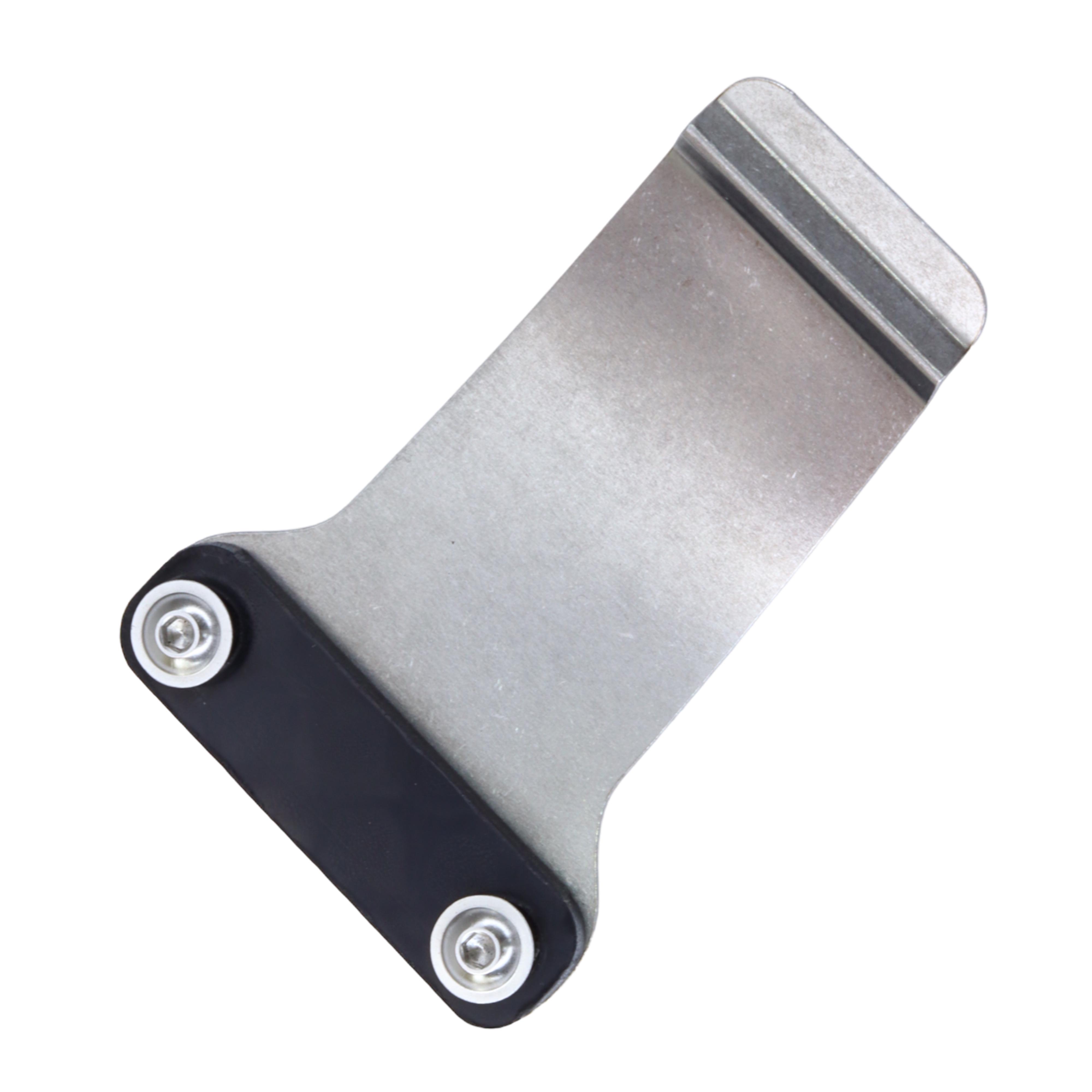 Клипса стальная совместимая с системами molle и tek lok для фиксации снаряжения/амуниции/ножен Черный (021426)