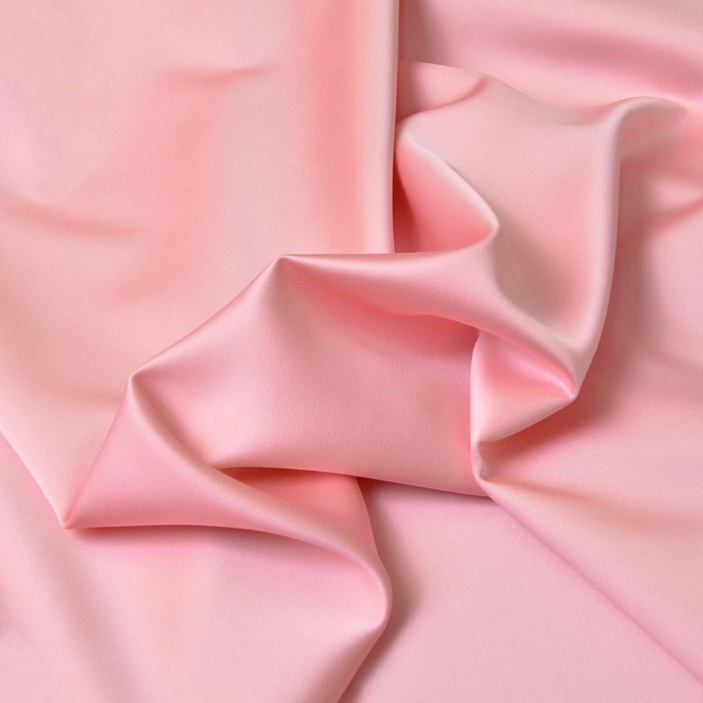 Ткань костюмная атласная Scarlett V-54 Розовый (10038)