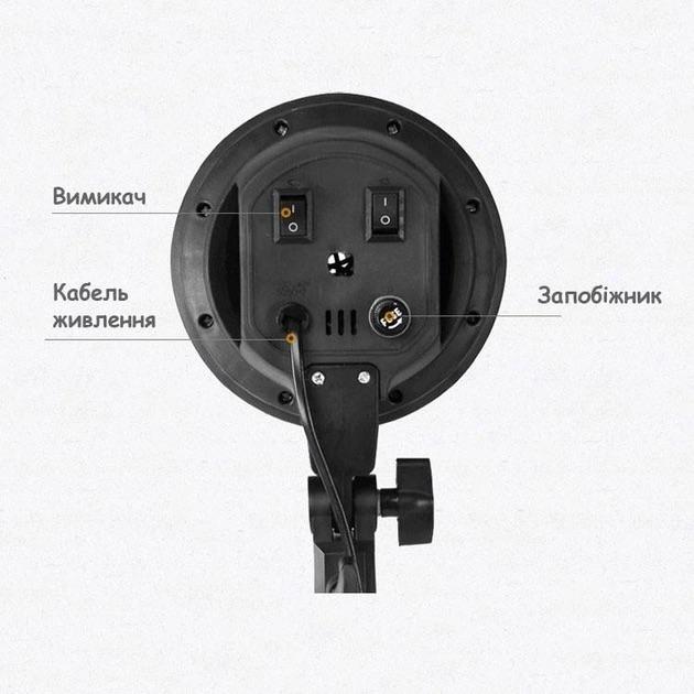 Набор постоянного студийного света софтбокс/рассеиватель/держатель на 4 лампы E27 Prolighting и стойка 2,2 м (17705403) - фото 6