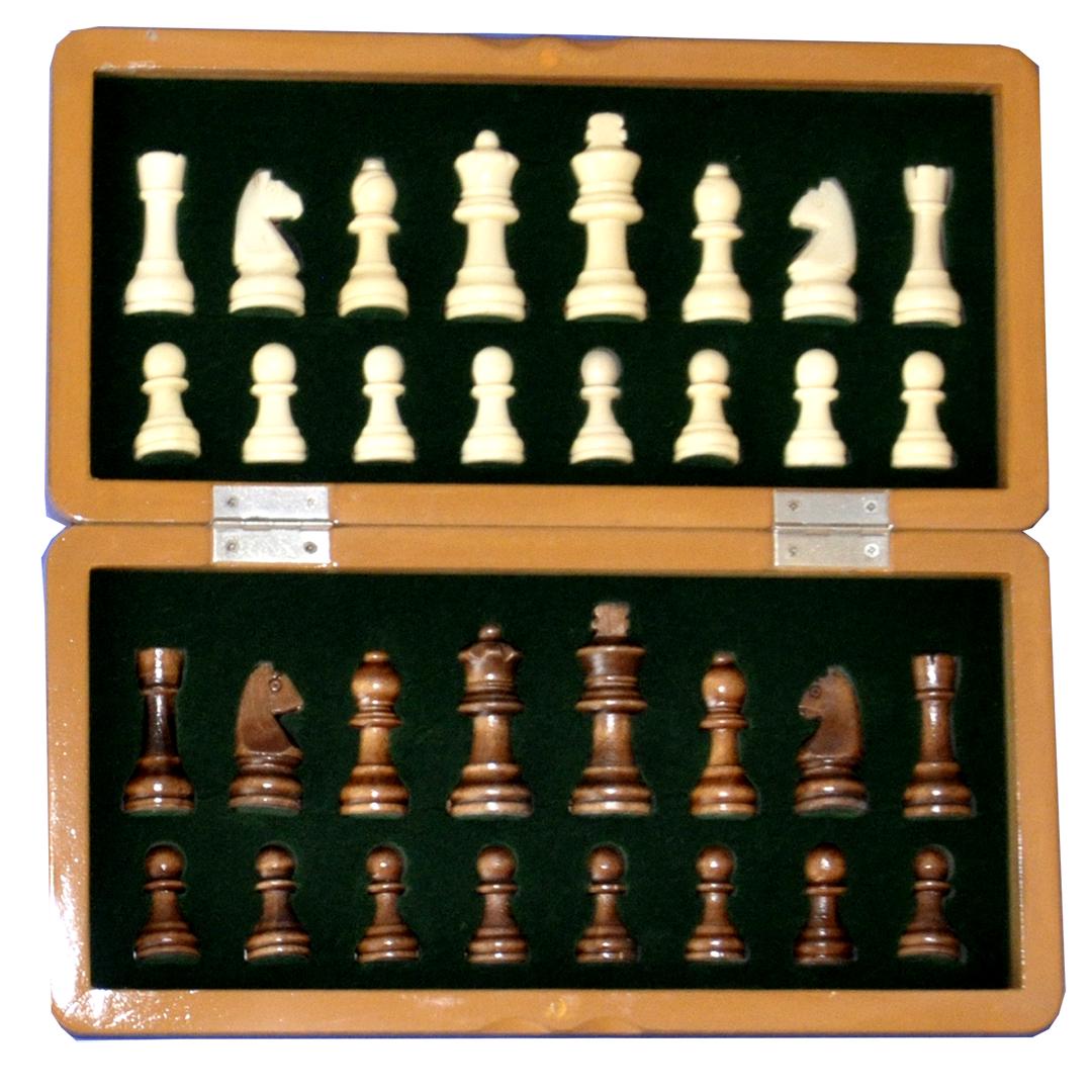 Шахматы деревянные фигуры и доска 35х35 см (V2307-11) - фото 2