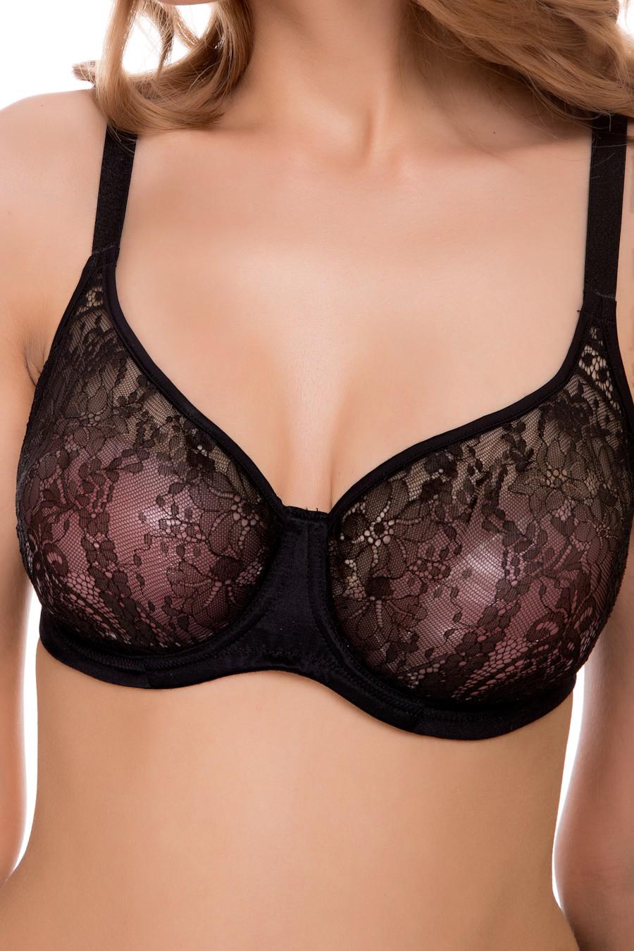 Комплект білизни Jolidon бюстгальтер з м'якою чашкою/трусики сліп 75E/M Чорний (55302) - фото 4 Комплект білизни Jolidon бюстгальтер з м'якою чашкою/трусики сліп 75E/M Чорний (55302) - фото 4