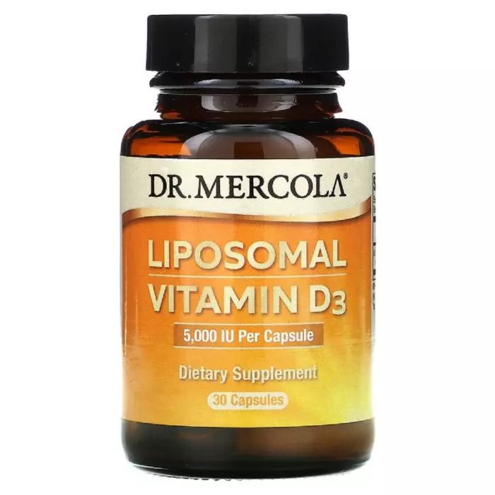 Вітамін D3/liposomal 5000 МЕ Dr. Mercola 30 капсул (MCL01699)