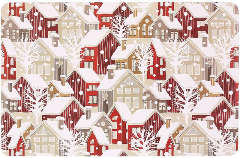 Набор 12 сервировочных салфеток 28x43см, подтарельники Happy Holidays-80, полипропилен - фото 1