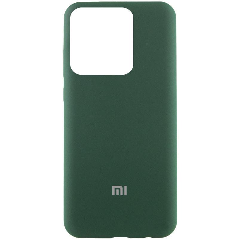 Протиударний Чохол Silicone Cover Lakshmi (AAA) with Logo для Xiaomi Poco X6 / Note 13 Pro 5G Зелений/Cyprus Green