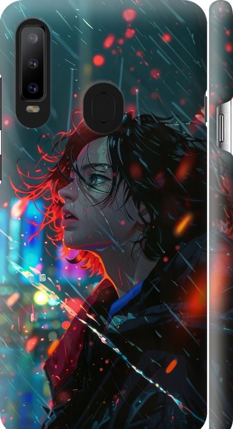Чехол на Samsung Galaxy A8S Ночные огни (6096m-1636-42517)
