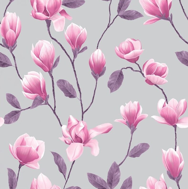 Обои на бумажной основе Шарм 162-02 Alexandrina 0,53х10 м Серый (6348187b545099340e54c7ac)