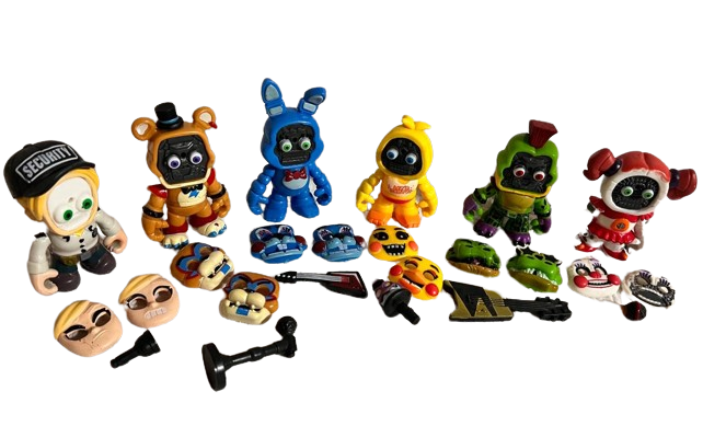 Набор фигурок FNAF Аниматроники Пять ночей с Фредди 6 фигурок (738)