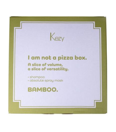 Подарочный набор для тонких волос KEZY Pizza Bamboo (99413)